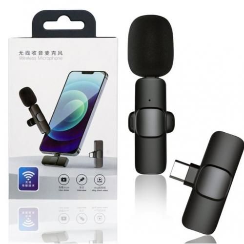 Wireless lavalier microphone K8 for iphone and Android wholesale